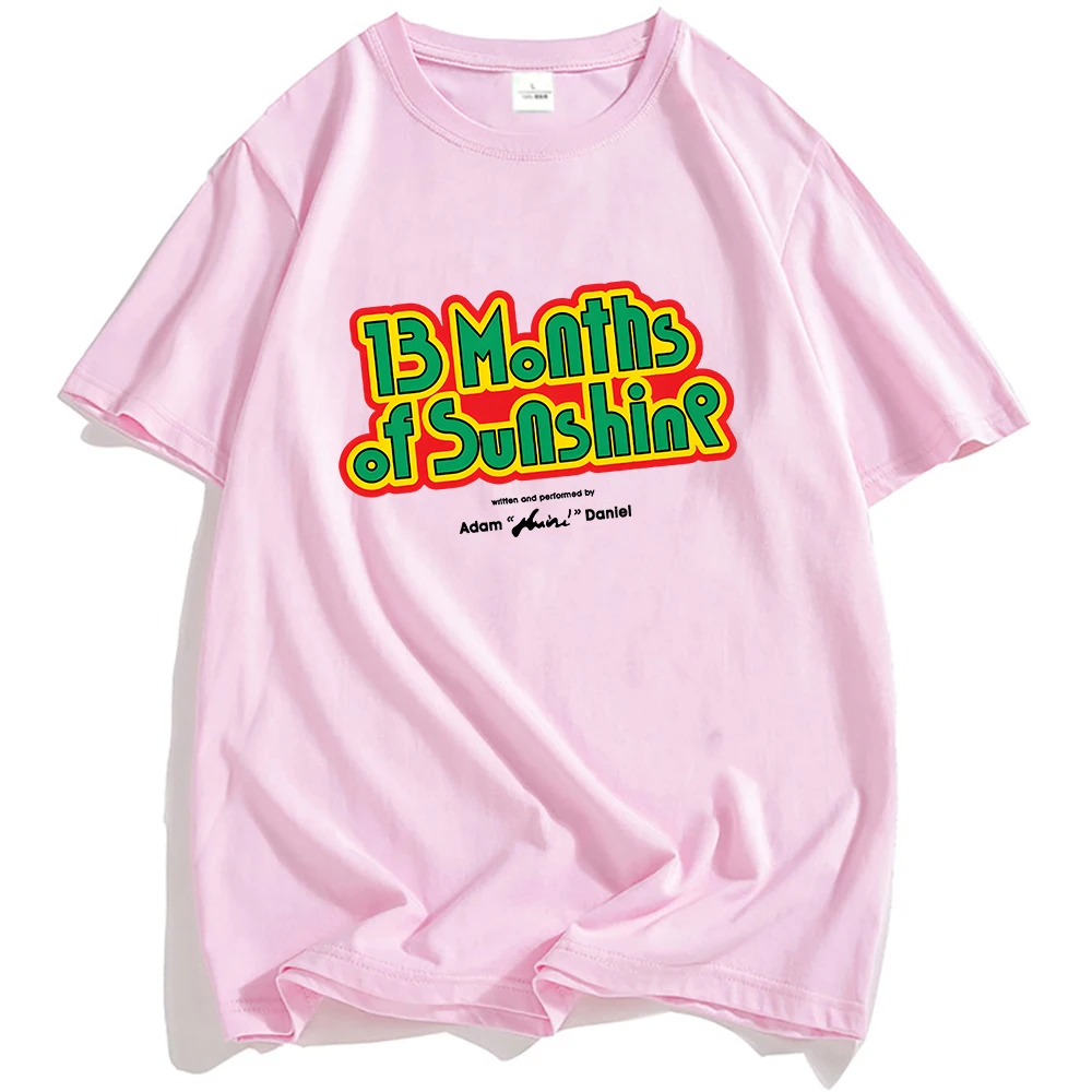 13MOS Tee Aminé 13 เดือนของSunshineเสื้อยืดอะนิเมะกราฟิกพิมพ์เสื้อแขนสั้นผู้ชายหลวมTเสื้อฤดูร้อน 2025 ใหม่