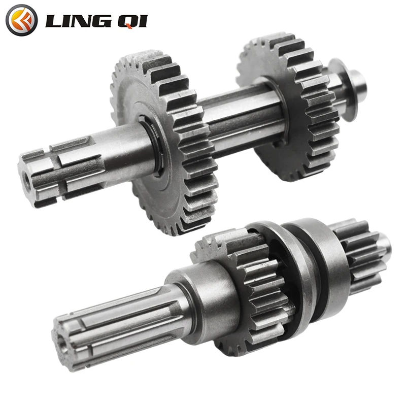 

LESQUE 1+1 Horizontal Reverse Engine Main And Auxiliary Shaft Gear For Universal Almost Motorcycle ATV Motorcross