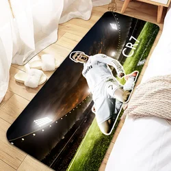 C-cristiano r-ronaldo CR7 alfombrilla antideslizante para puerta de entrada, felpudo lavable para cocina, sala de estar, pasillo, alfombras de baño