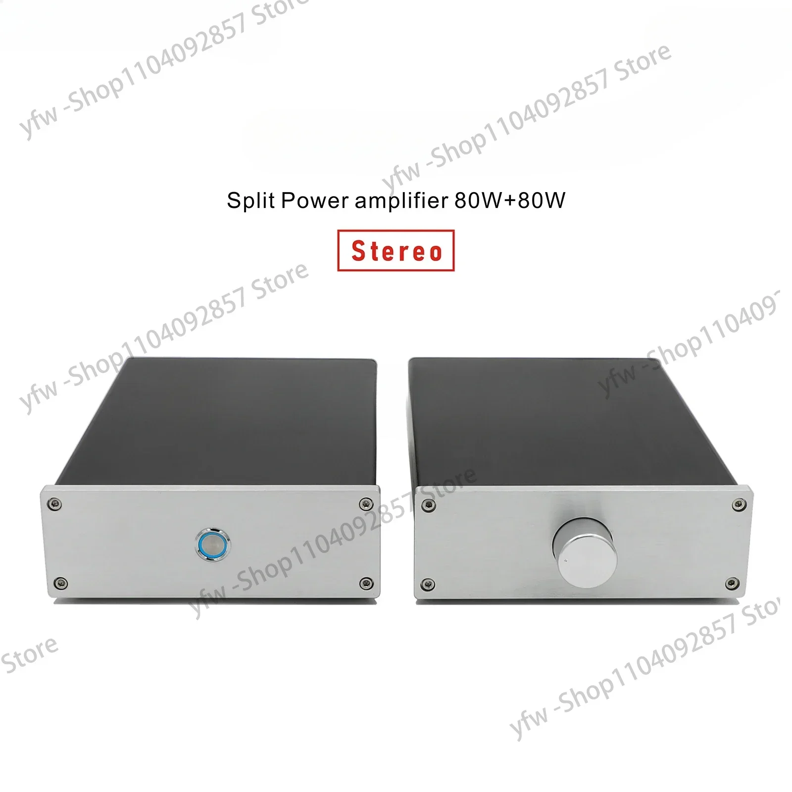 Split NAP250  2SC5200 Stereo Power amplifier 80W+80W Base on With volume control