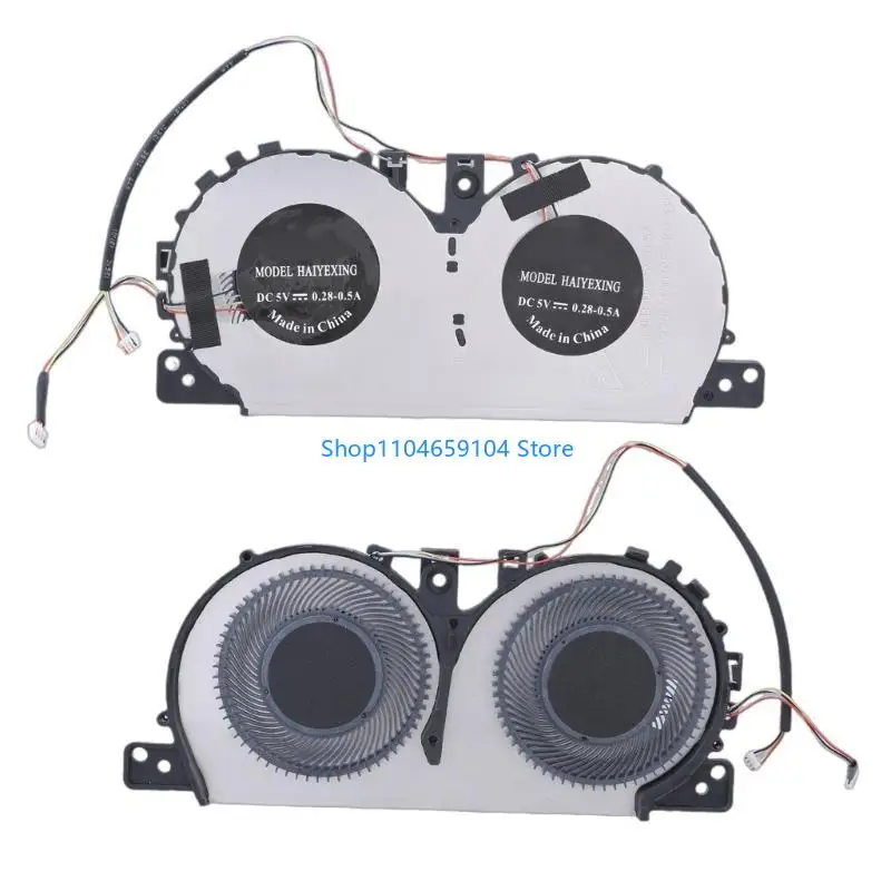 Replacement Laptops Cooling Fan DC5V 4wire Radiators for Yoga C740-15 C740-15IML Series