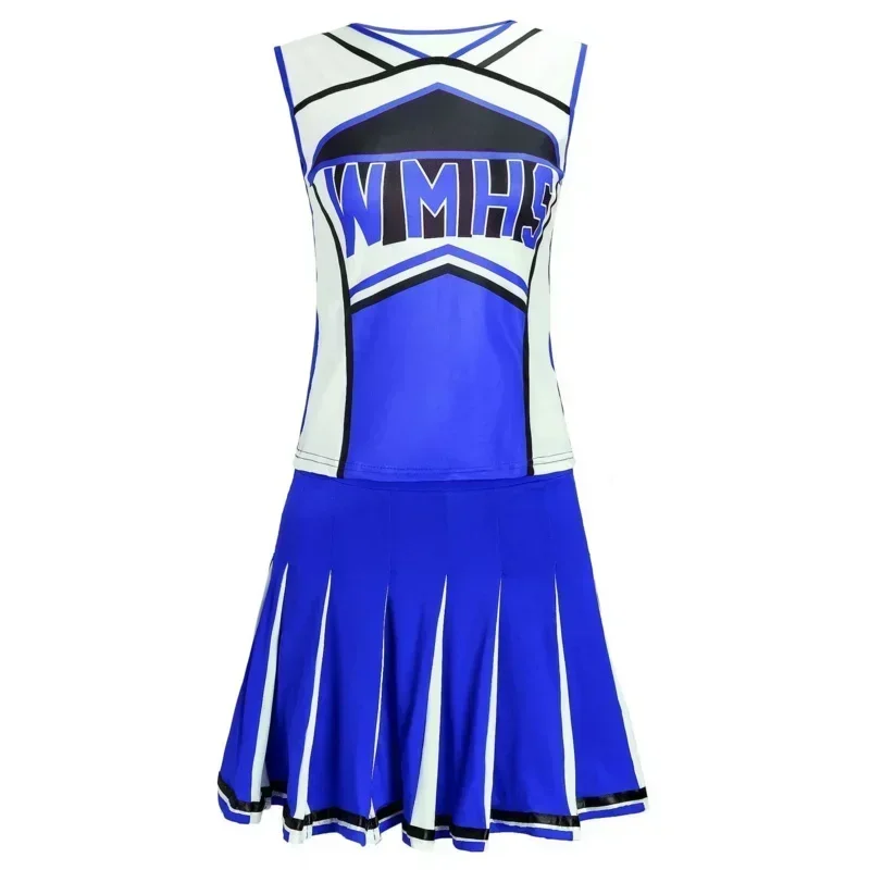 

Girl Cheerleader Costume Glee Style Cheerleading Varsity Cheerleader Costume Fancy Dress Uniform High school Glee Club Clothing