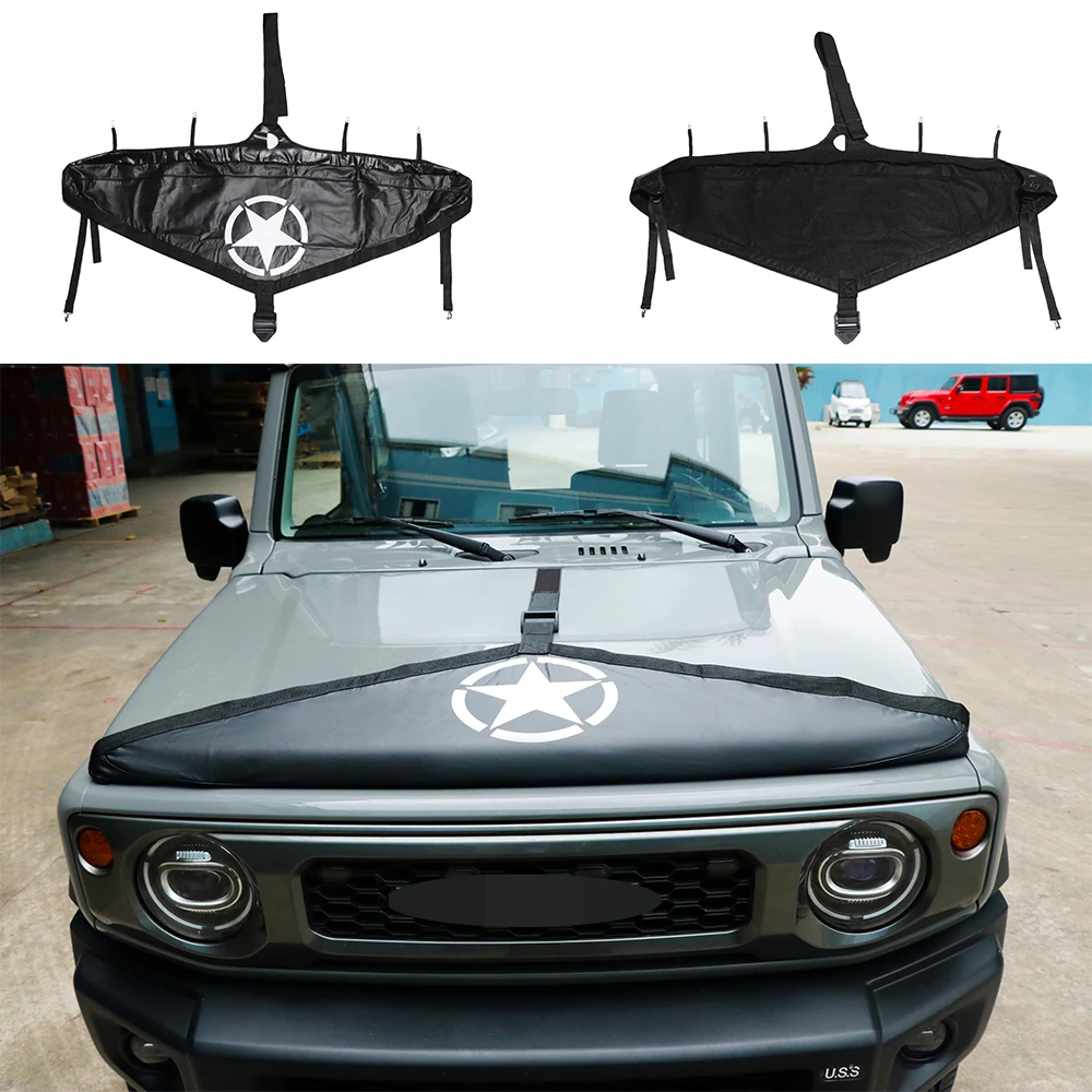 Lantsun JMN019 PVC Hood Front Cover Sand and Stone Barrier for Suzuki for Jimny 2019+ 3 Door