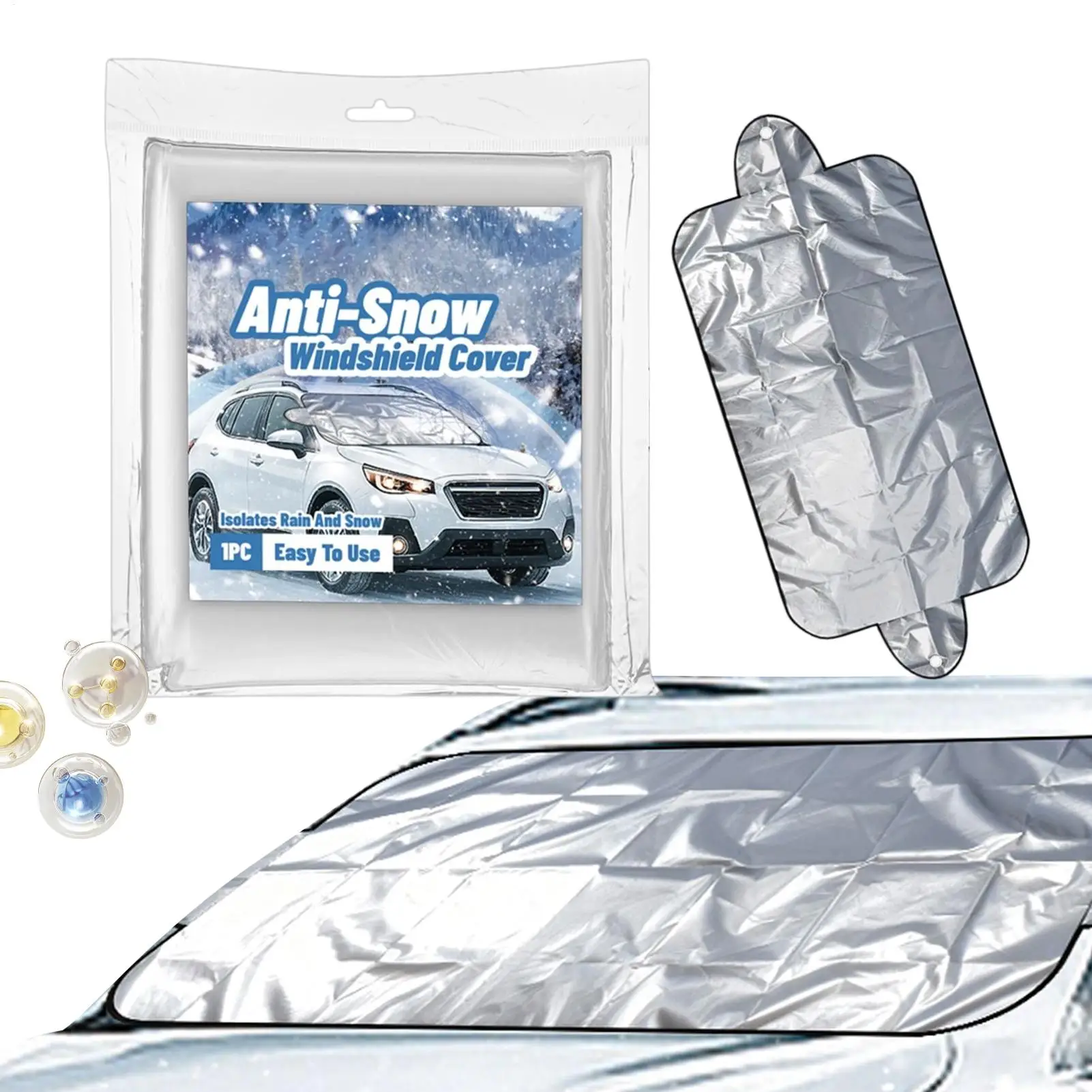 

Чехол на лобовое стекло для льда и снега, водонепроницаемый, пылезащитный, утолщенный, автозапчасти, автомобильные чехлы на окна для внедорожников, всепогодные, на открытом воздухе