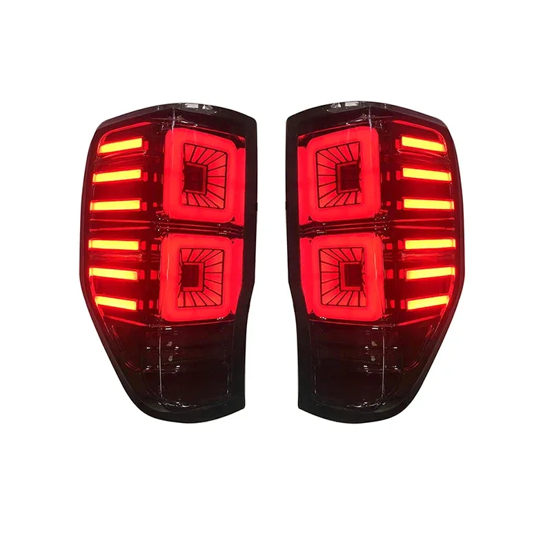 CAR EXTERIOR LED TAIL LIGHTS REAR LAMPS REAR BRAKE LIGHTS REVERSE TURN SIGNAL LIGHTS FIT FOR RORD RANGER T6 T7 T8 TXL 2012-2021