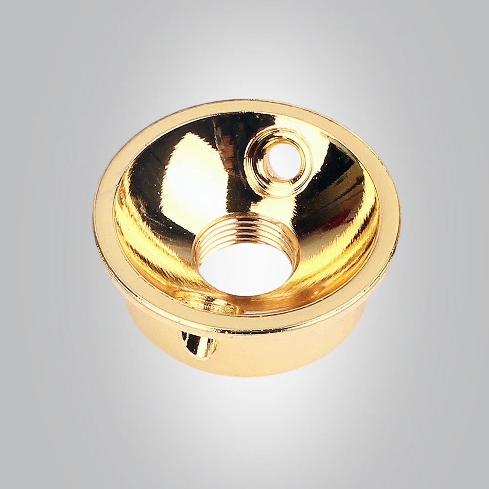 

2Pcs Guitar Jack Plate Set Metal Replacement for 6.35mm Sockets Electric Output Input Parts Accessories Fit 22mm