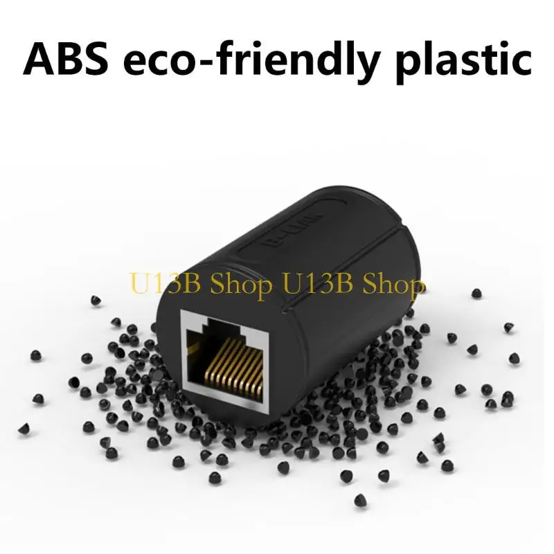 U13B Cable extensión red velocidad rápida Acoplador RJ48 Conectores Ethernet Señal estable