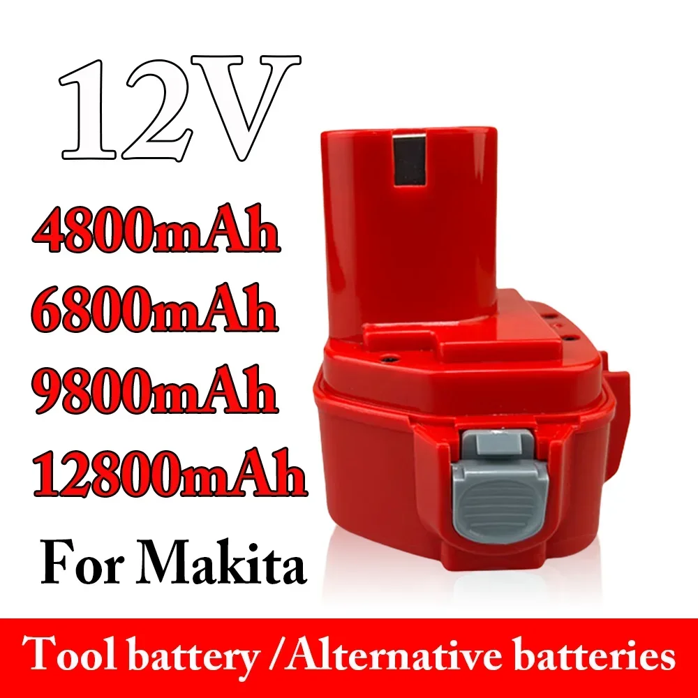 For Makita 12V 4.8Ah Ni-MH Rechargeable Battery Power Tools Replacement Drill Bateria with charger PA12 1220 1222 1235 1233