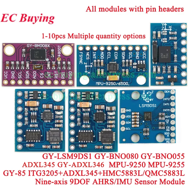 1-10Pcs LSM9DS1 GY-…