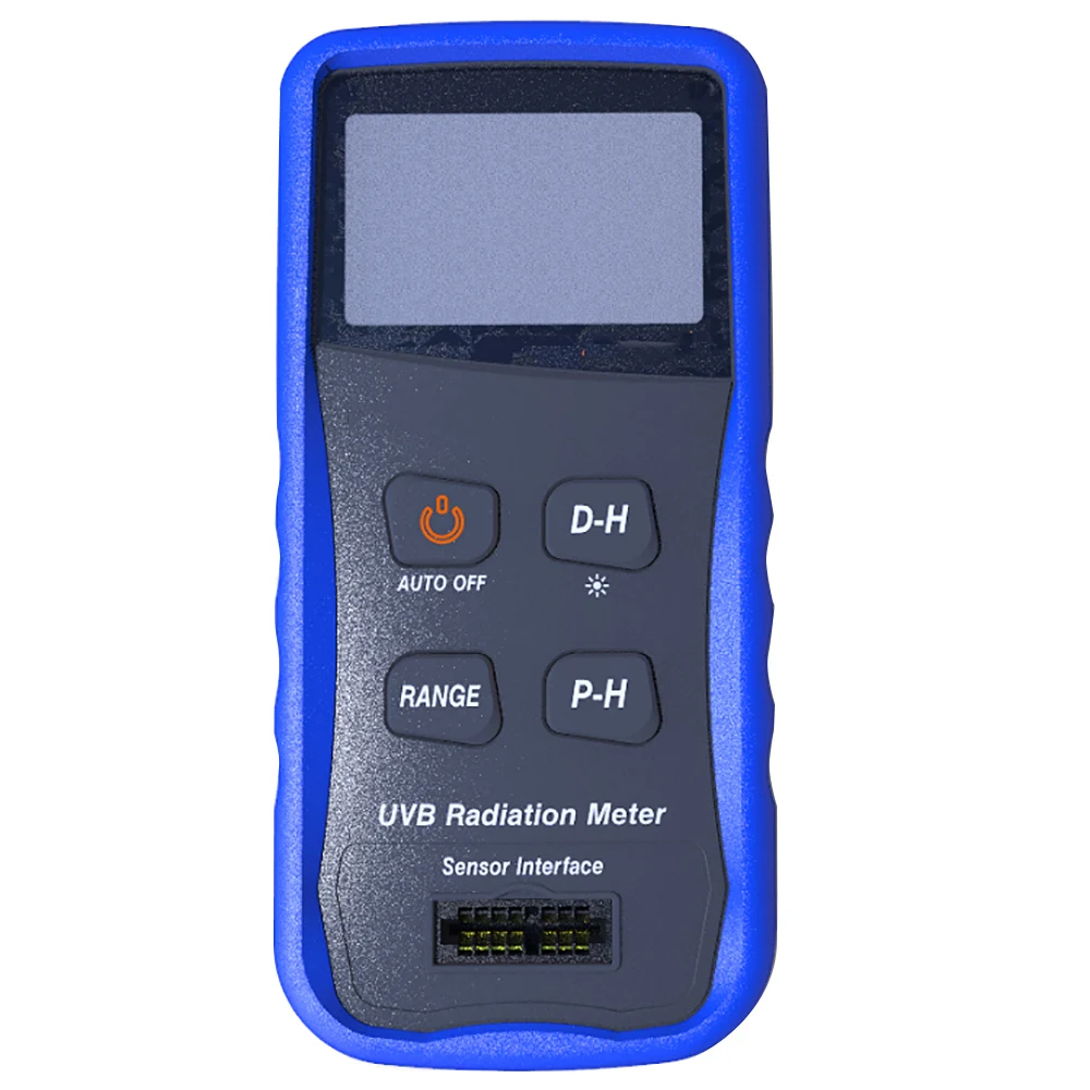 Roktools UVB Radiation Meter 297nm Peak Light Meter Blue mW UV Sensor Detector UVB297E