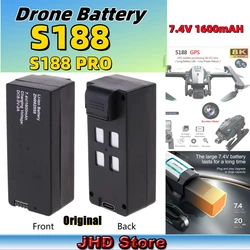 ドローン用バッテリープロペラ,スペアパーツ,jhd,s188 pro,s188 pro,1600 mah,7.4v