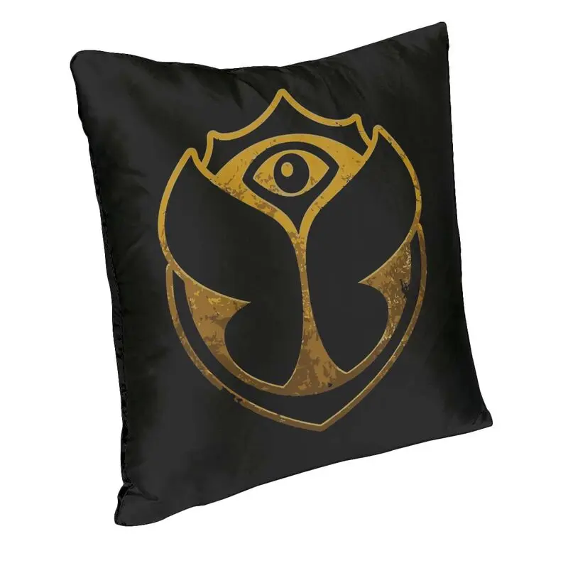 Tomorrowland Cushion Covers Electronic Dance Funny Print Velvet Nordic Pillow Case Decoration Salon