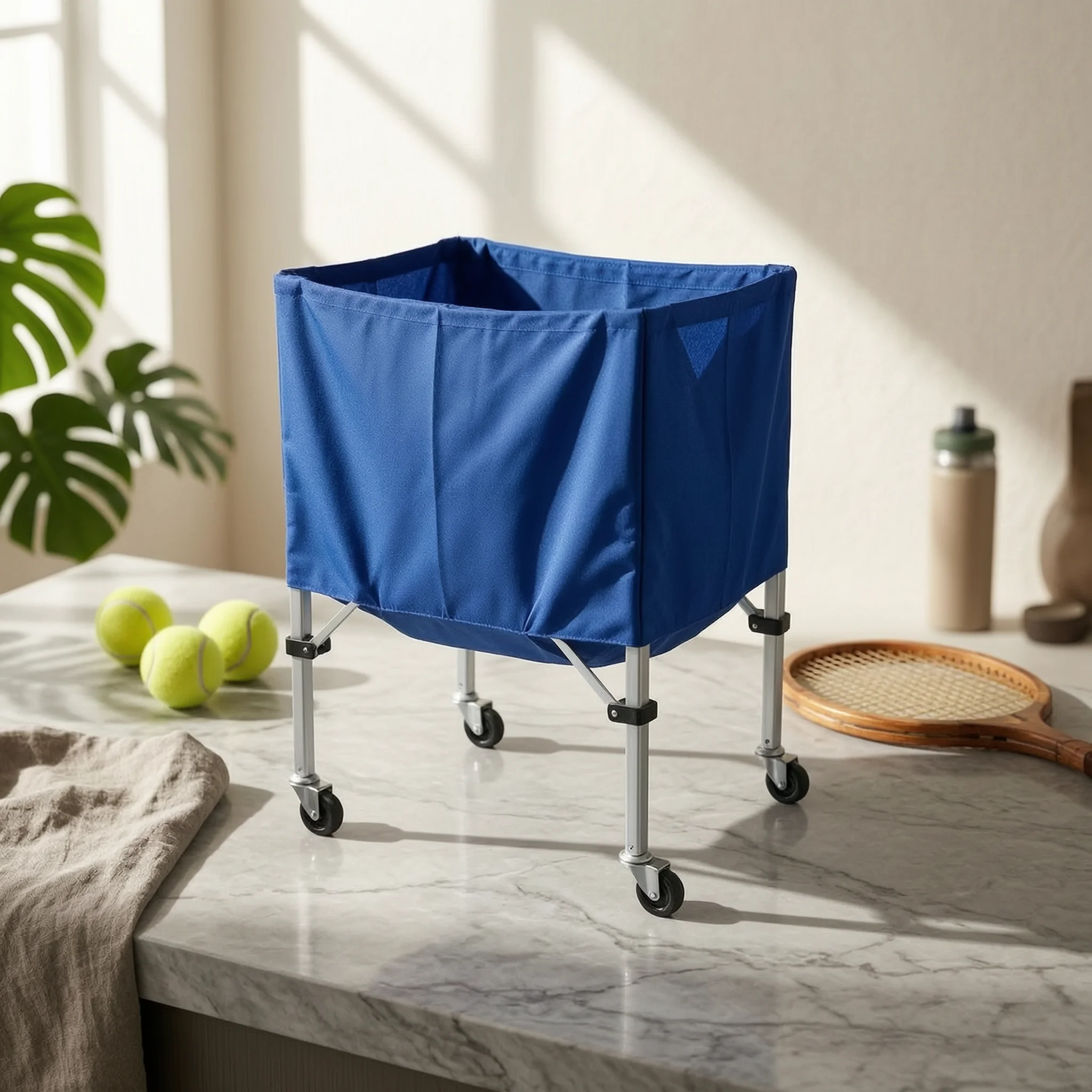 Sports Equipment Cart - Carrello per Palline da Tennis Pieghevole