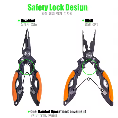 New Multifunctional Fishing Pliers Accessories 420 Stainless Steel Body Scissors Line Cutter Hooks Remover Outdoor Fishing Tools - Image 3