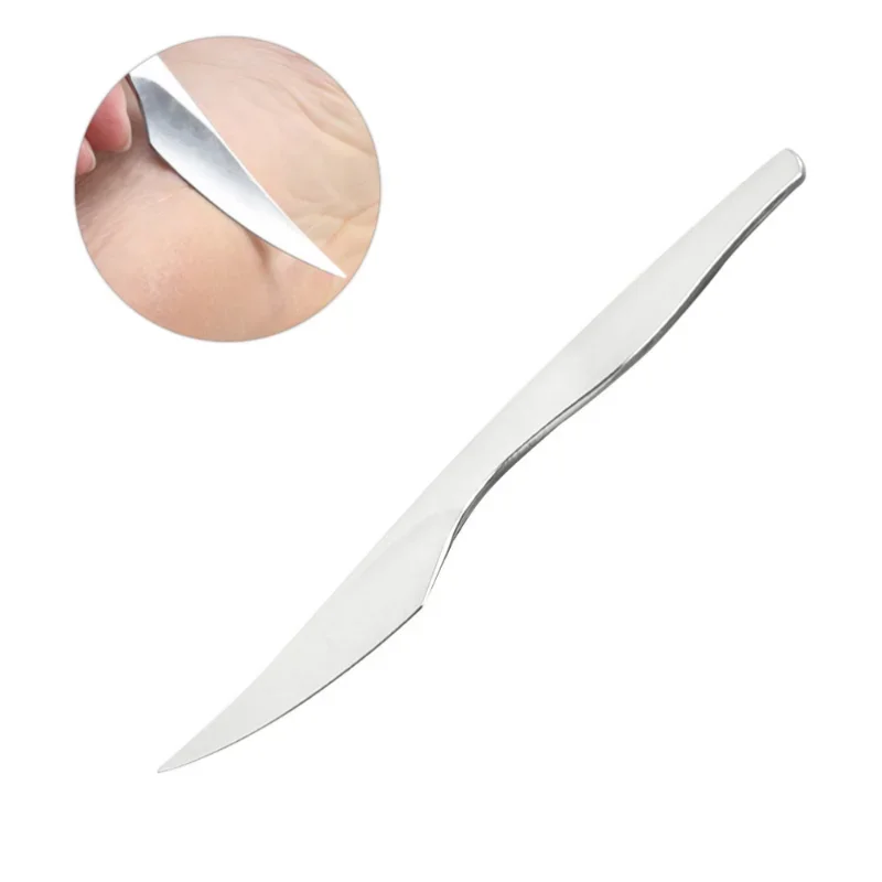 Stainless Steel Pedicure Knife Professional Dry and Dead Keratin Remover Foot Protection Tools Nail Tools Remove Dead Skin
