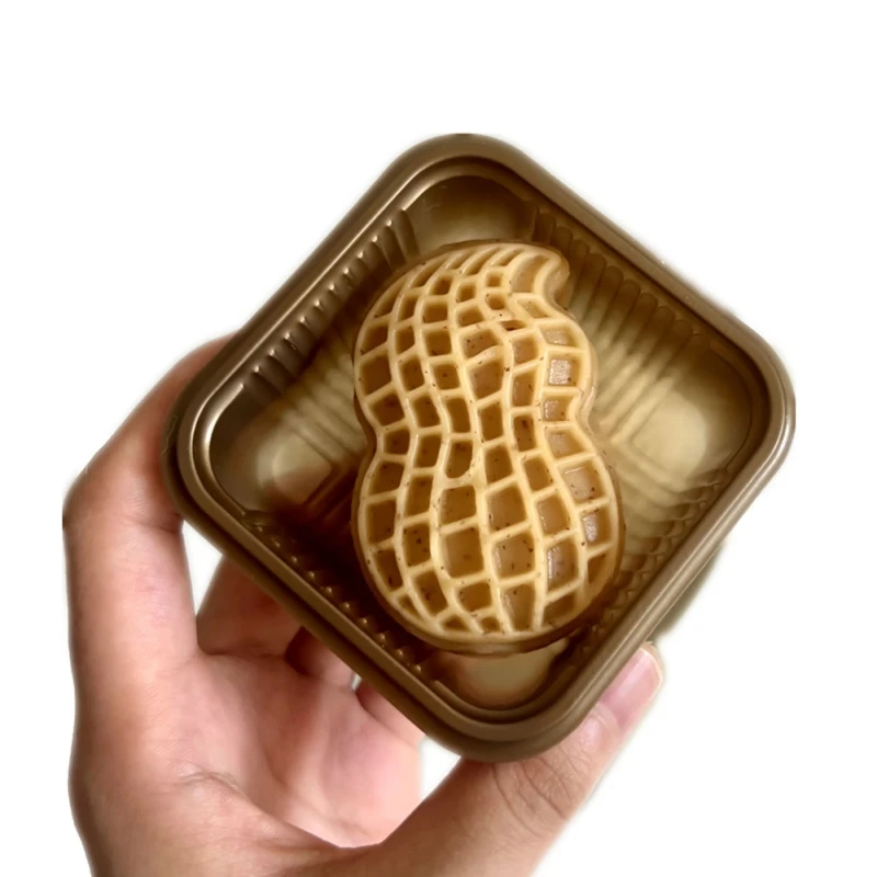 75g Peanut Shaped Pastry Moulds Mooncake Molds Mooncake Mould Hand Pressure Dropsale