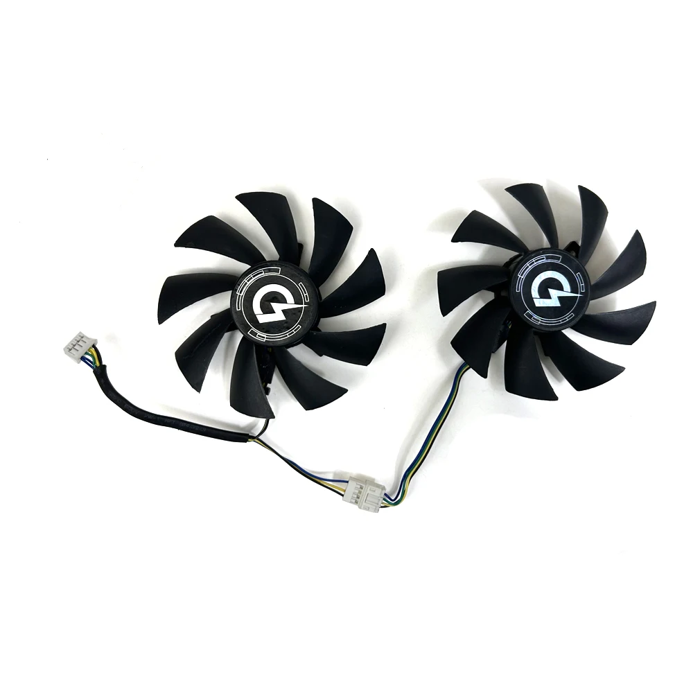 Cooling Fan 2PCS  85MM 4PIN RX580 RTX2060 SUPER GPU FAN For PELADN RTX2070 2060 RX580 Viedo Card Fans