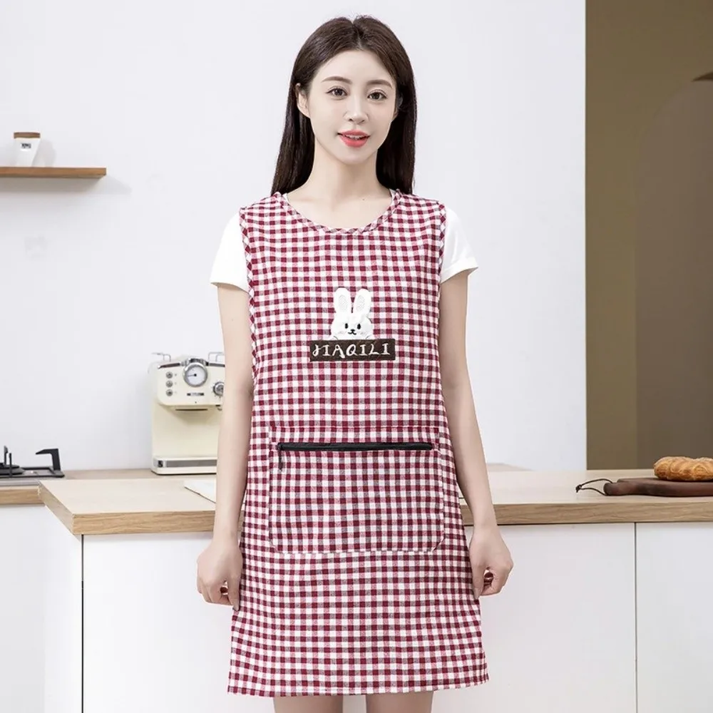 New Breathable Cooking Aprons Wipeable Hands Anti Dirty Sleeveless Apron Multipurpose Vest Style Working Clothes Home Use