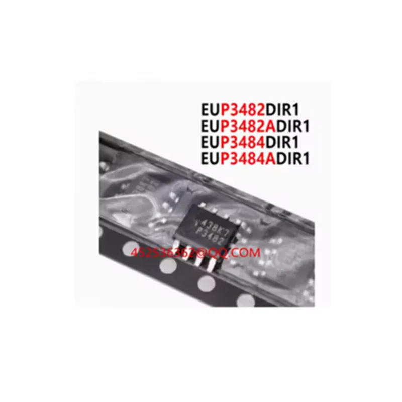10PCS/lot 100%new P3482 3484 LCD power chip EUP3482DIR1 EUP3484A P3482A SOP8 New Authors