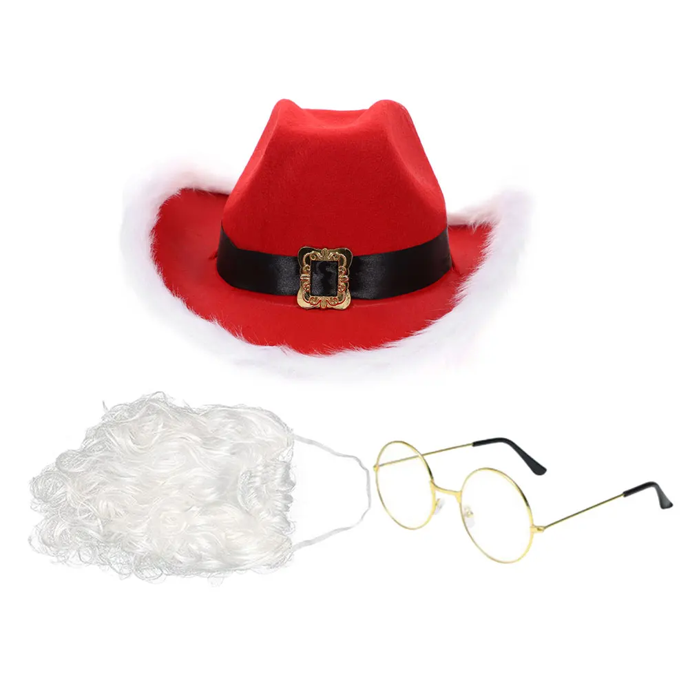 Makeup Costume Props Christmas Hat Suit Child Hats for Men Style Plastic Holiday Kit