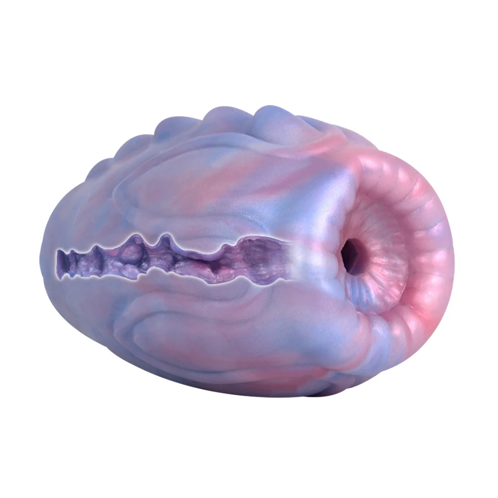GEEBA Fantasy Egg Shape Male Masturbator Realistic Vagina Men's Penis Training Pocket Pussy Stroker Adult Sex Toys Men Onahole