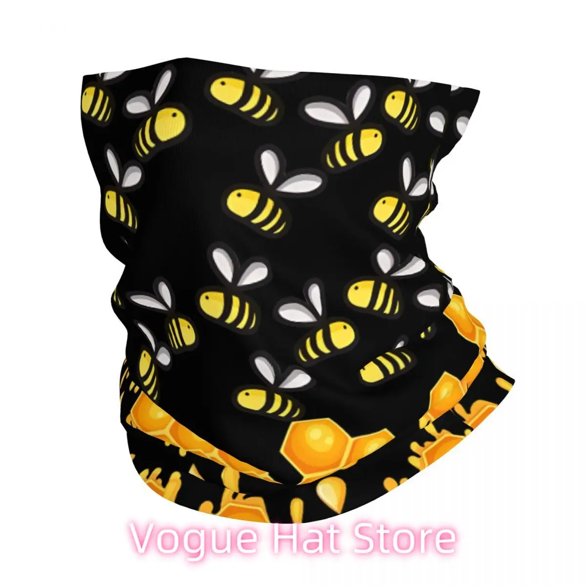 

Бандана с медовыми пчелами, шарф с принтом, универсальный шарф для езды на велосипеде для мужчин, тонкий унисекс