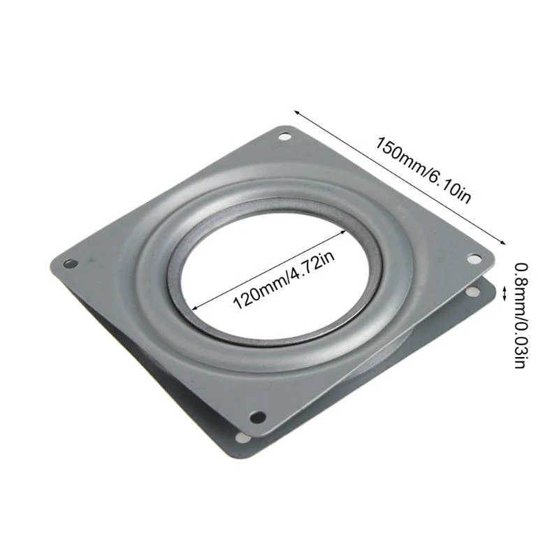 97QC kwadratowy łożyska obrotowa płyta obrotowa leniwa Susan Turntable 3 "/4"/6