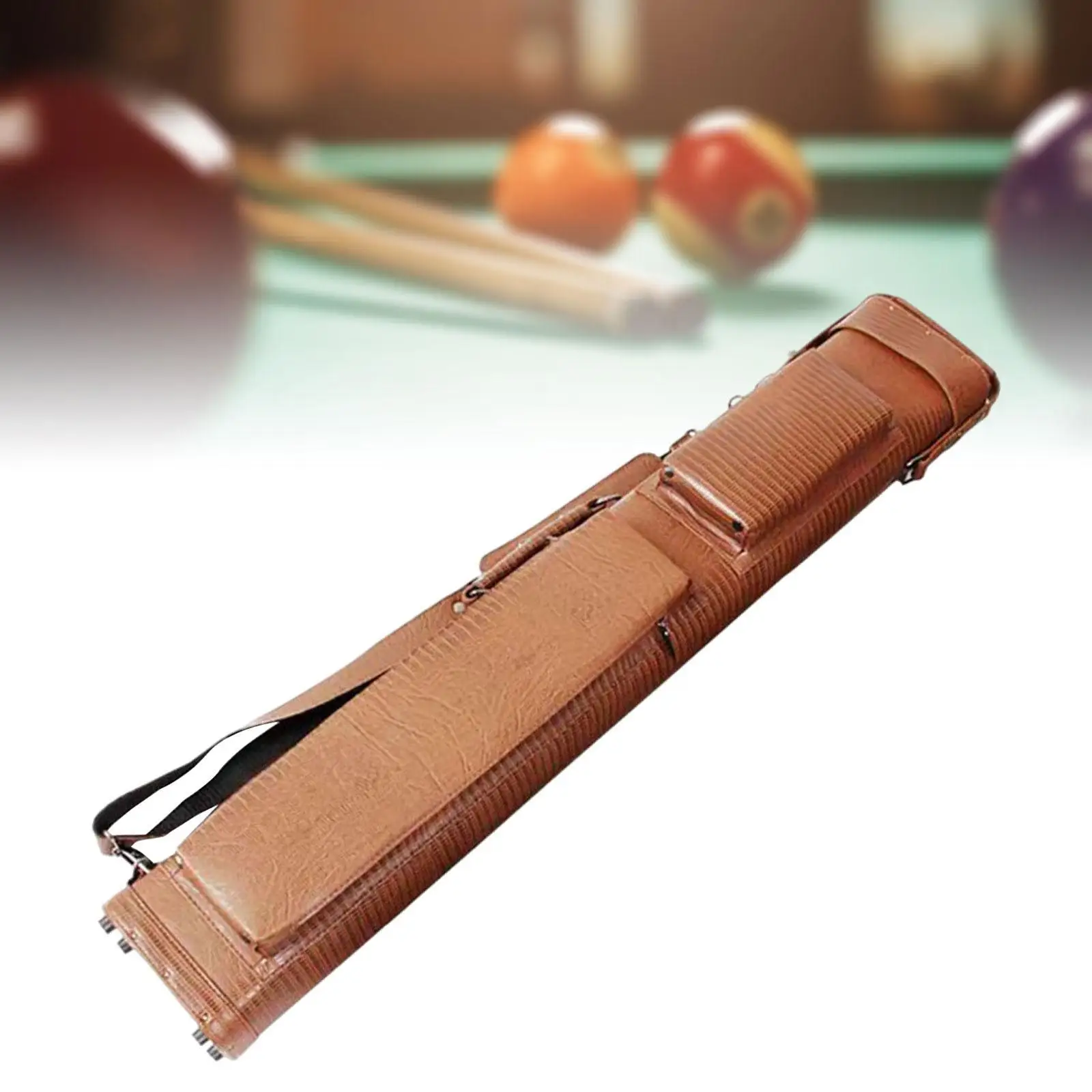 Billiard Cue Case, Billiards Accessories, 8 Holes Wear Resistant Compact Billiard Pool Cue Stick Carrying Bag