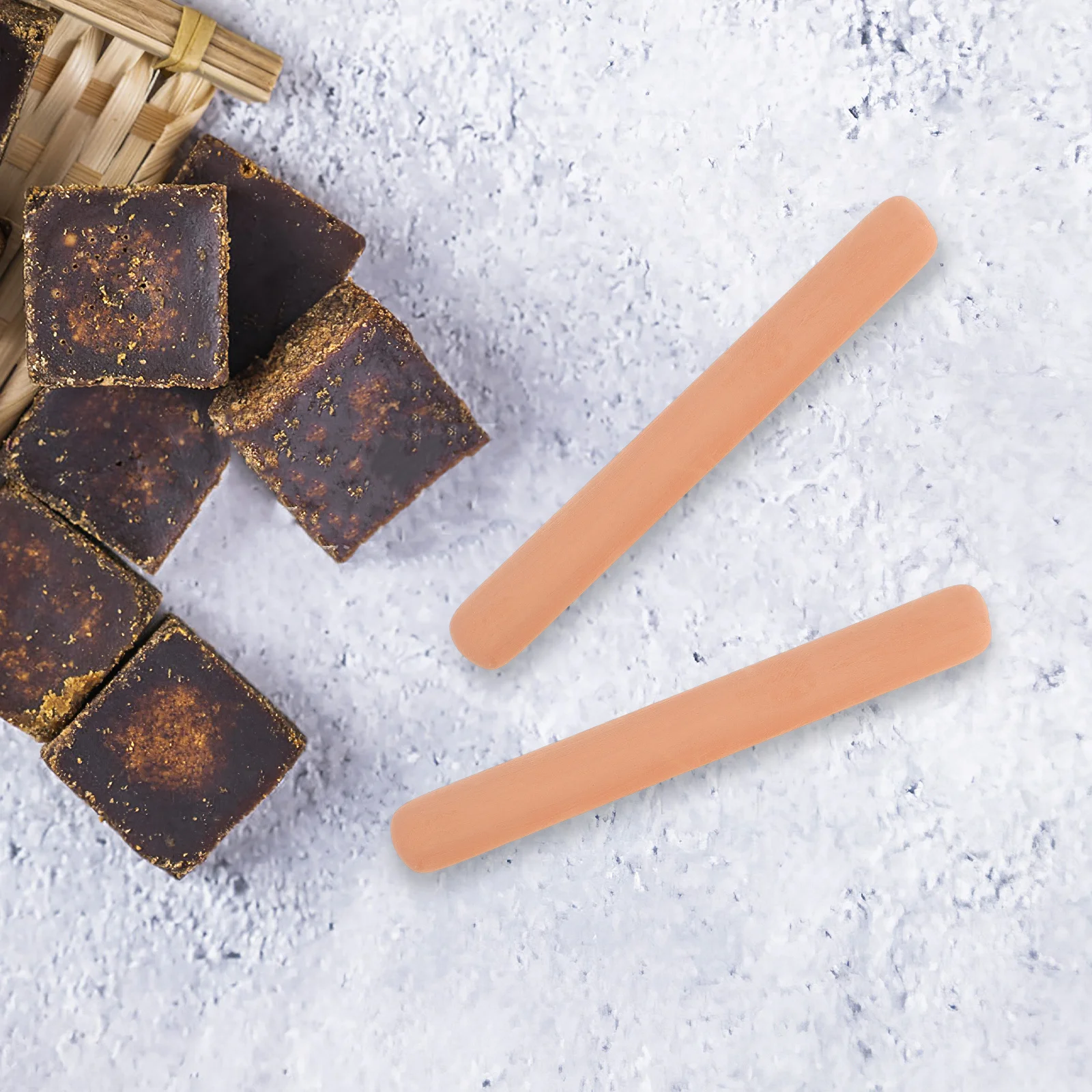 

5Pcs Brown Sugar Keeper Reusable Terracotta Sugar Softener Rod for Home Storage Containers Maintain Moisture Soft Texture Soak