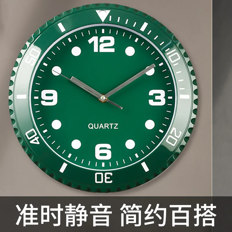 ใหม่ 11 นิ้วแฟชั่นสร้างสรรค์ดิจิตอลเงียบกวาดวินาทีวงกลมนาฬิกานาฬิกาควอทซ์