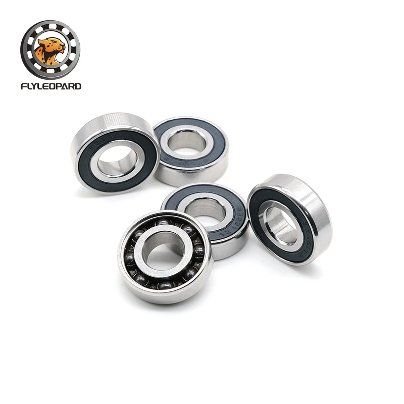 1pcs S6001RS 12x28x8mm Stainless Steel Hybrid Ceramic Bearing ABEC-9 Corrosion Resistant for Mountain Bike Hub 6001-2RS