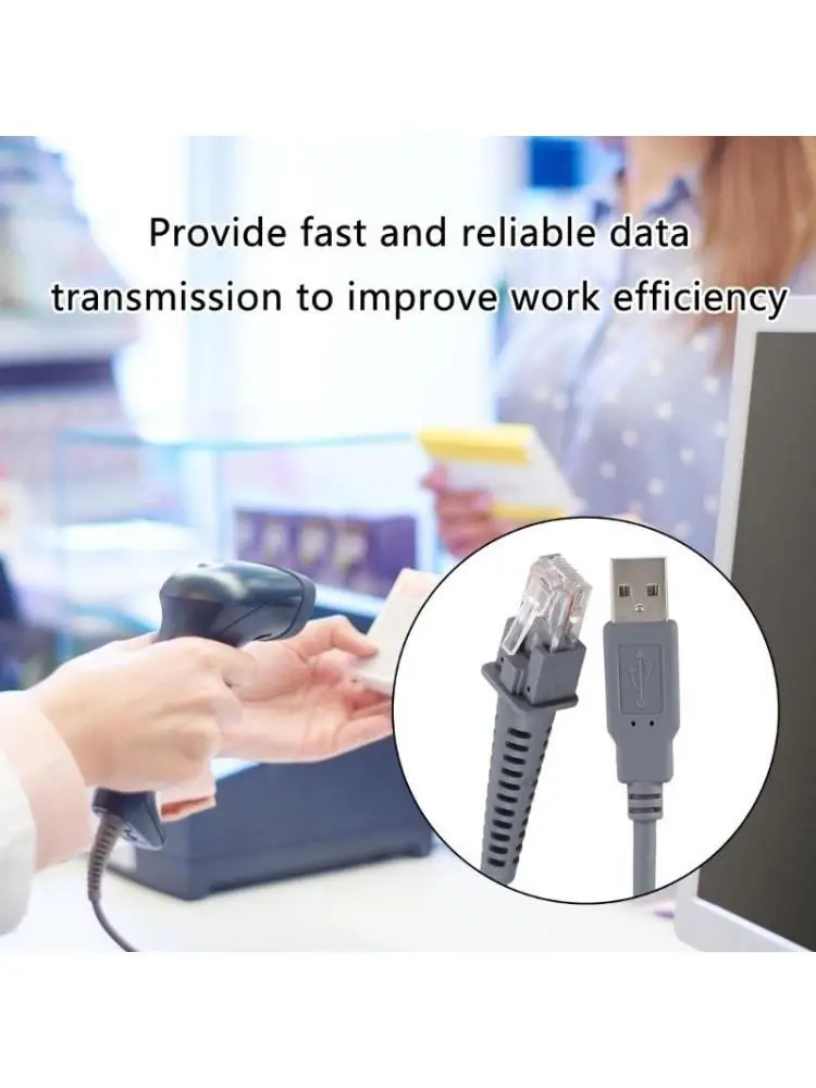 Кабель 652F USB A — RJ45 для сканеров Datalogic GD4130 QD2120 GPS4490 QD2130 QD2110
