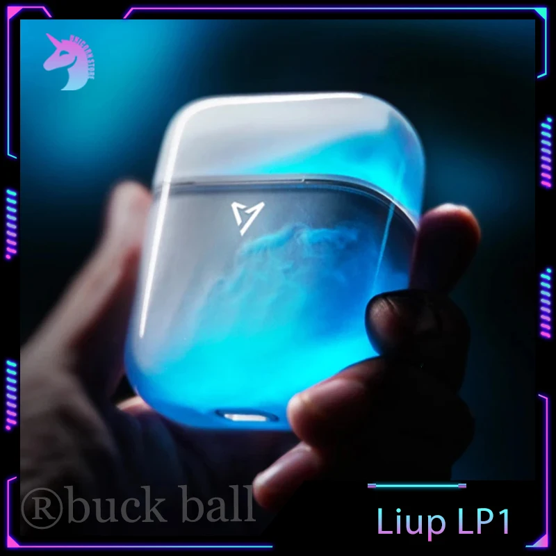 

Liup Lp1 Bluetooth Wireless Earphone Luminous Quicksand Earbuds Gaming Headphones Active Noise Reduction Low Latency Earphones