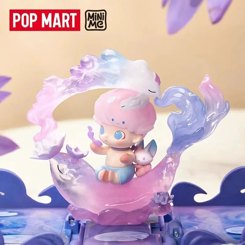 Pop Mart 3d Greeting Card Series Scene Figure Collectible Cute Art Toy Desktop Decoration Ideal Gift For Girls Figure Collectors