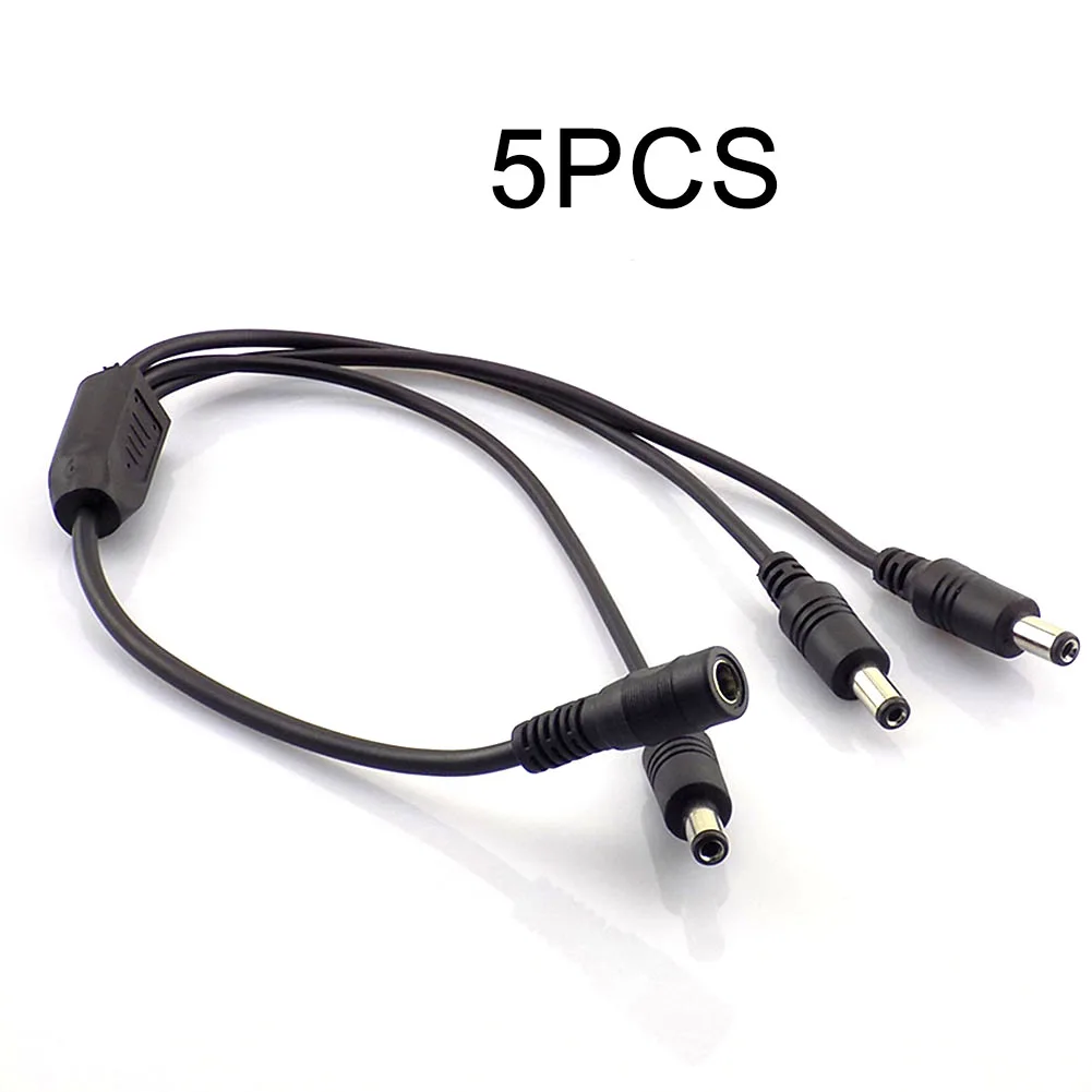 2.1*5,5mm 1 Buchse bis 3 Stecker 12V DC Power Splitter Stecker kabel für CCTV-Überwachungs kamera Zubehör Netzteil Adapter