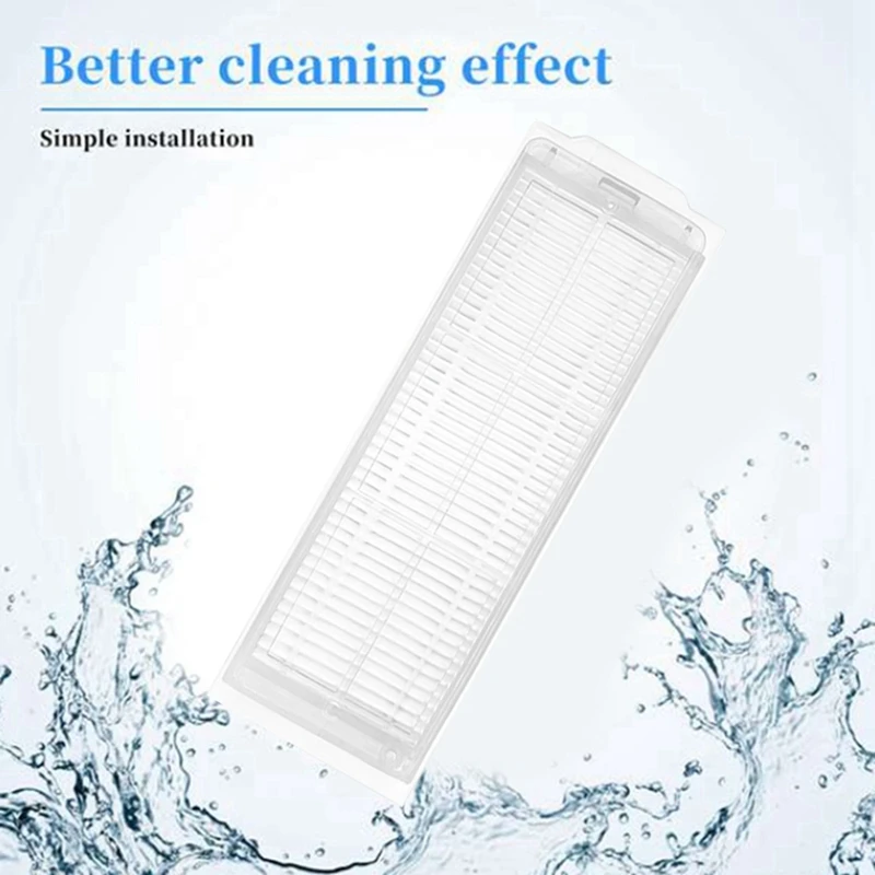 Robô principal escova lateral lavável filtro hepa mop almofada varrendo acessórios do robô como mostrado para xiaomi robô vácuo s12 b106gl