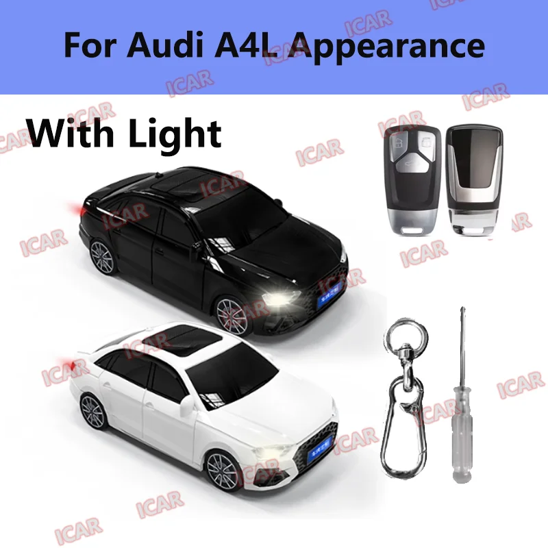 Verschiedene Automodelle für Audi A4L Q5L A6L Fernschlüsselhülle für A4 B9 A5 A6 8S 8W Q5 Q7 4M S5 TT TTS Schlüsselhalter Zubehör – Detail 3