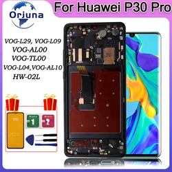 6.47'' Original AMOLED For Huawei P30 Pro LCD Display Touch Screen Replacement for Huawei p30 pro VOG-L29 VOG-L09 LCD Assembly