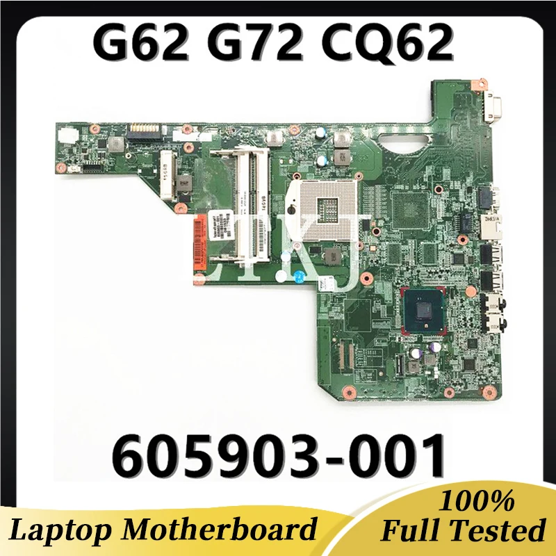 

For HP G62 G72 CQ62 Laptop Motherboard 615849-001 605903-001 597674-001 597673-001 610160-001 610161-001 HM55 100% Full Tested