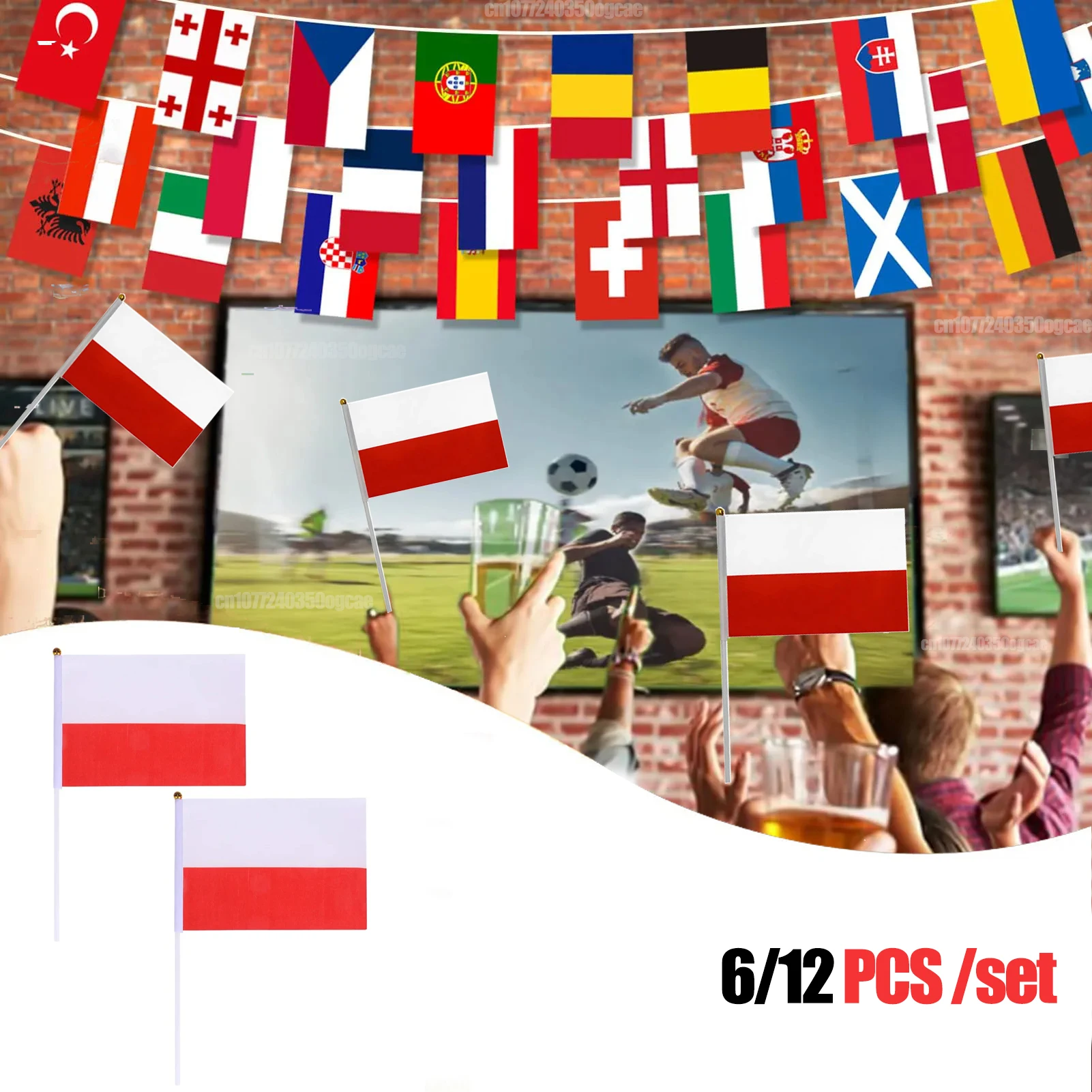 8L CLINES Europe Poland Flags White Red Europe Poland 8L flag europa polska Indoor Outdoor flag stabilne Polska Oscam flags 2024