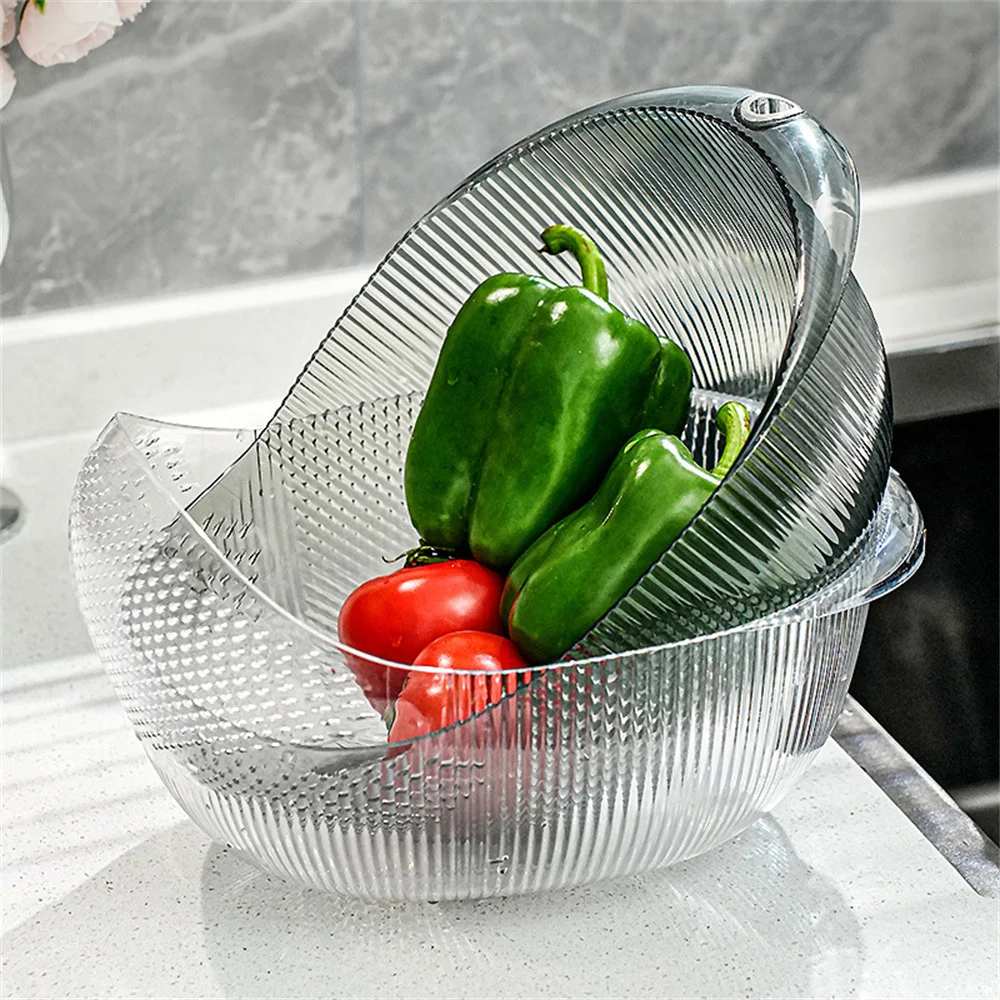 Kitchen Vegetable Strainer Easy To Carry Does Not Occupy An Area Save Time Durable Convenient Cooking Tools Fruit Basket Mellow