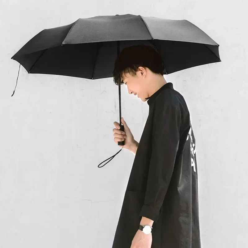 Xiaomi-Mijia Automatic Folding Umbrella, Sunny Rainy Aluminum, Windproof, Waterproof, UV, Men, Women, Summer, Winter