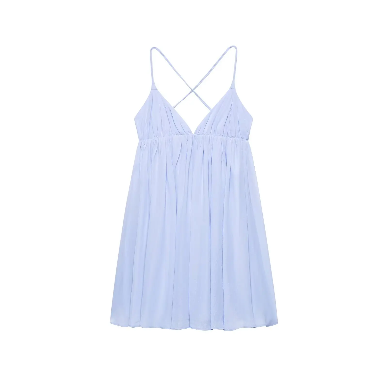 ชุดเดรส KONDALA สีม่วงเก๋ไก๋ ดีไซน์หรูหราแบบหลายชั้น โชว์หลังเซ็กซี่ เหมาะสำหรับงานปาร์ตี้วันหยุด แฟชั่นฤดูร้อน 2025 ชุดเดรสชายหาดแบบไม่มีแขน