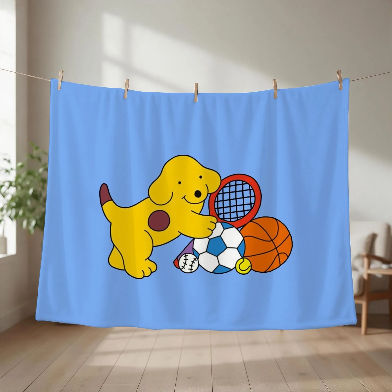 Spot the dog Throw Blanket Decorative Sofa Decoratives sofa bed Thermal Blankets