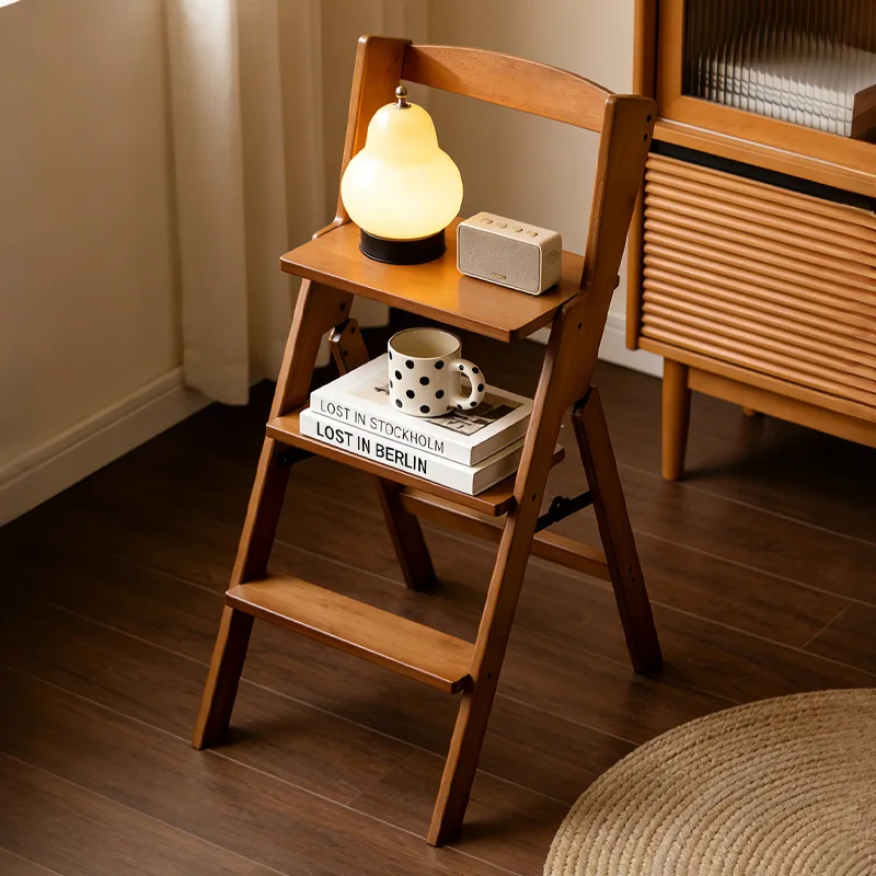 eb-Foldable multifunctional ladder stool household kitchen climbing ladder stool dual-purpose