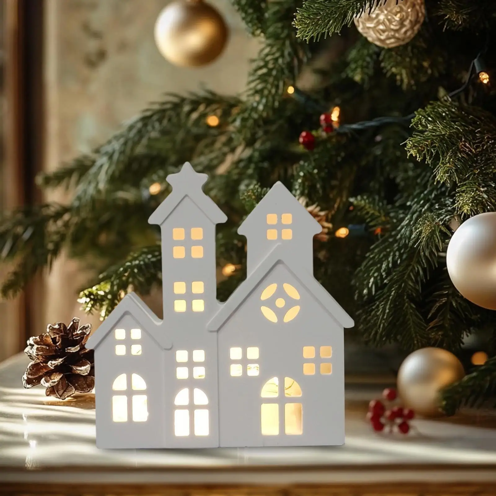 

Christmas Silicone Molds Non-Stick Christmas Home Decor 1 Pair Plaster Epoxy Craft Making Mold For Chocolate Wax Fondant Clay