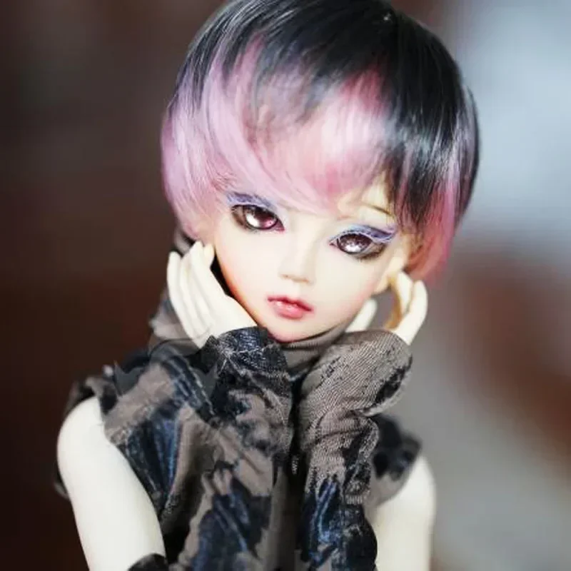 

BJD SD 1/3 1/4 1/6 1/8 doll wig girl doll wig high temperature fiber fading short hair