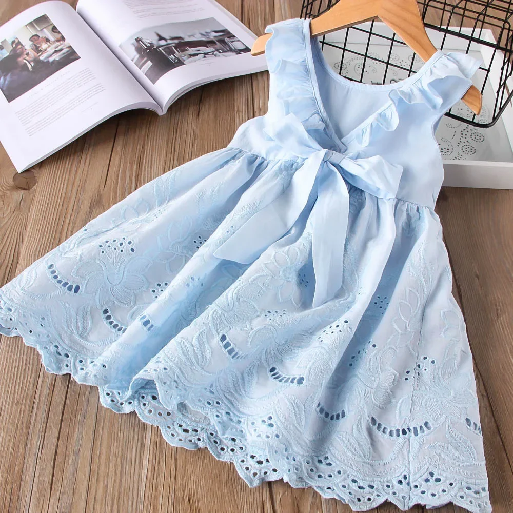 2021 New Summer Girls\' Dress Strap Colorful Casual Sleeveless Party Princess Dress Cute Children\'s Baby Kids Girls Clothing