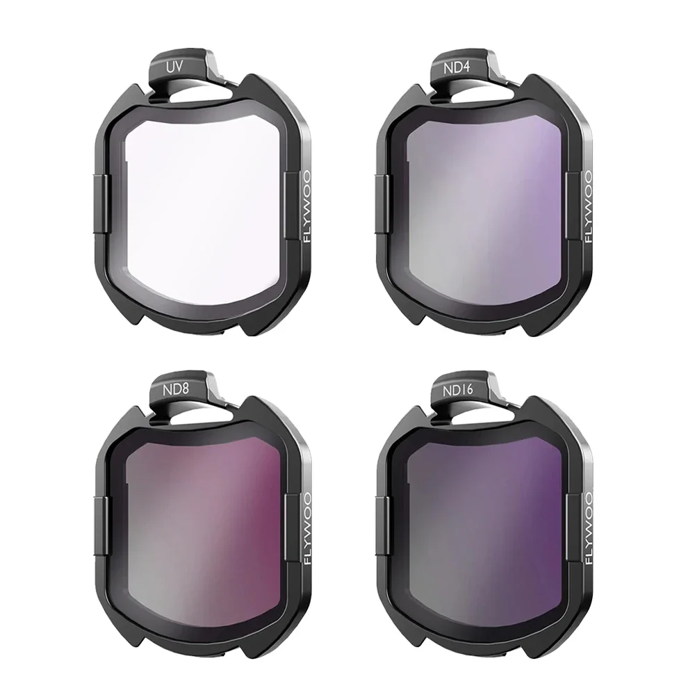 O4 Pro Air Unit Camera Lens Filter Kit UV ND4 ND8 ND16 ND32 Snap-on for FPV Drones Cinewhoop
