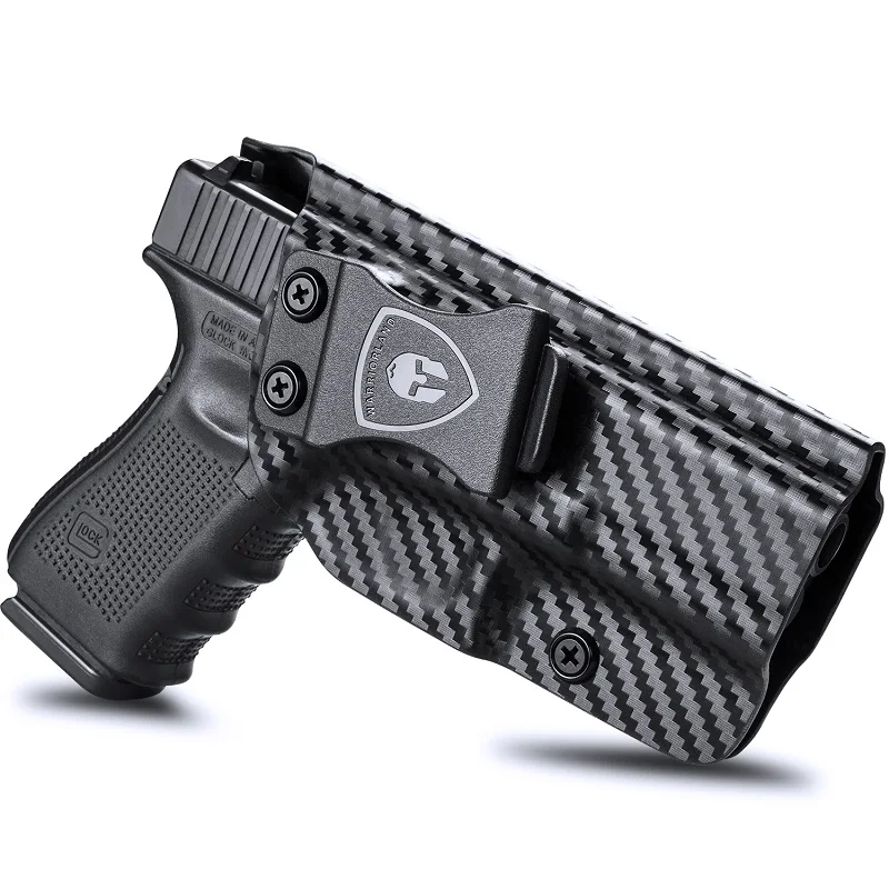 IWB Carbon Fiber Holsters Fit Glock 17 Glock 19 / 19X / 26 / 44 / 45 Gen(1 2 3 4 5) & Glock 23 / 32 Gen(3-4) Pistol Kydex Gags